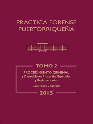 cover image of Práctica Forense Puertorriqueña